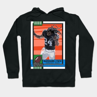 90's Marshawn Lynch Football Card Hoodie